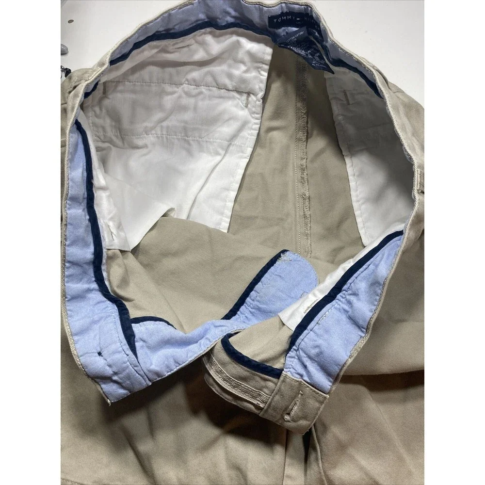 Tommy Hilfiger Golf Pleated Classic Chino Shorts, Size 34